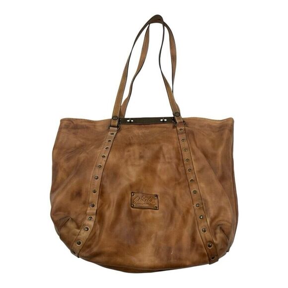 Patricia Nash Heritage Collection Tan Brown Leather Tote Bag - Picture 1 of 6
